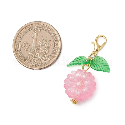 Подвесные украшения из прозрачного акрила с подсветкой HJEW-JM04407-1