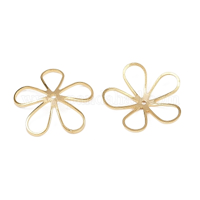 Шапочки и конусы для бусин KK-P310-19G-1