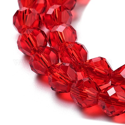 Прозрачные стеклянные бусины GLAA-A014-03B-1