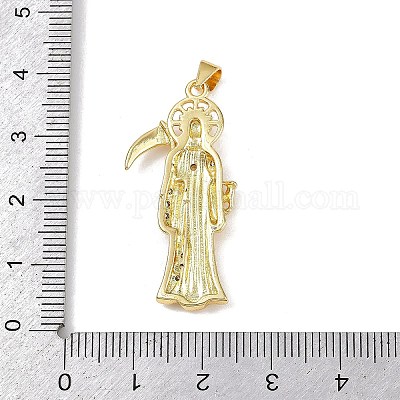 Латунные микро проложить кубического циркония подвески KK-R230-11G-1