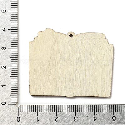 Дерева кулон WOOD-H107-04-25-1