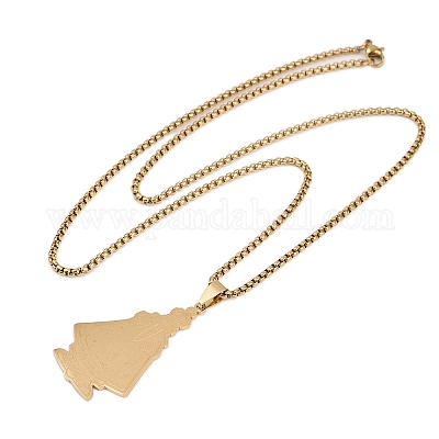 201 подвеска в виде медали Святого Бенедикта из нержавеющей стали NJEW-K283-37G-1