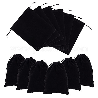 Мешочки из бархата&nbsp;ABAG-WH0046-30B-1