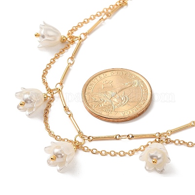 Ожерелья с подвесками из ракушек NJEW-TA00169-1