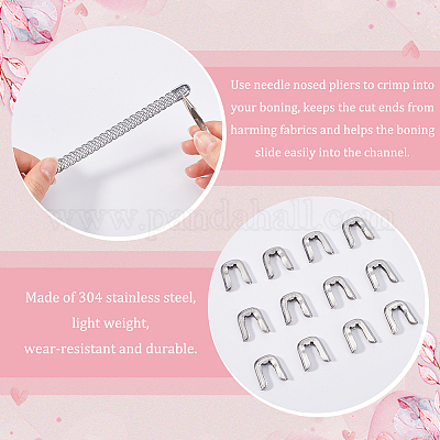 Спиральные костяные наконечники из нержавеющей стали 304 STAS-WH0043-20C-1