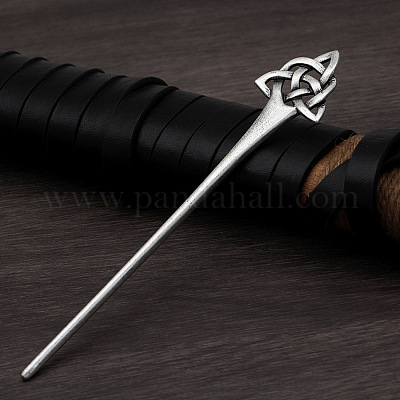 Палочки для волос из сплава «тройной узел»&nbsp;LS-PW-WG10080-01-1