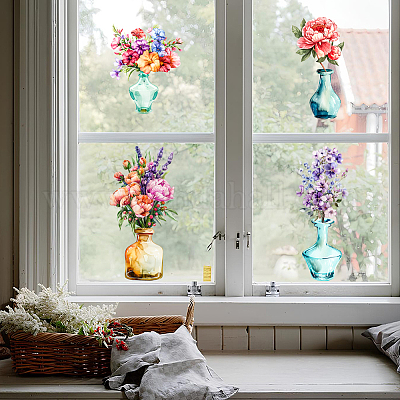 Статические наклейки на окна из пвх AJEW-WH0583-005-1