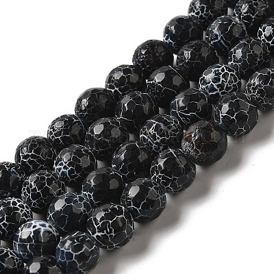 Хрустящий агат бус пряди G-A004-1-1