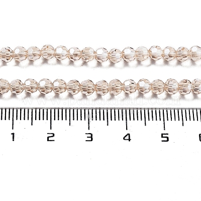 Гальванизируйте прозрачное стекло бисер нитей EGLA-A035-T4mm-A22-1