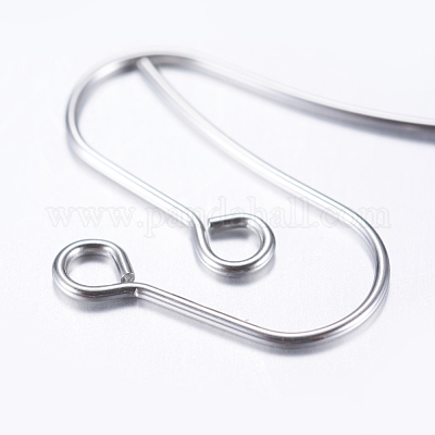 NEW Long Hook Style Plated 316 Surgical Stainless Steel Earring