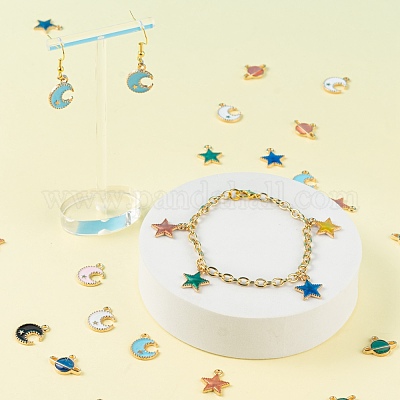 72 шт. Подвески из сплава с эмалью ENAM-LS0001-51-1