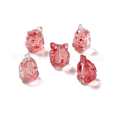 Прозрачные стеклянные бусины GLAA-D025-06H-1