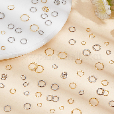 8 стиль овальные открытые соединительные кольца из нержавеющей стали 304 STAS-AR0002-07-1