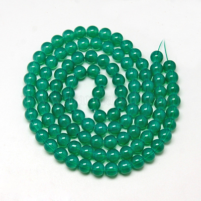 Выпечка окрашенные стеклянные бусины пряди X-DGLA-Q023-8mm-DB24-1