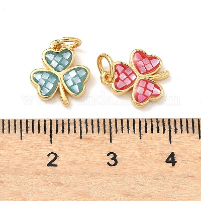 Латунь эмаль подвески&nbsp;KK-H534-13G-1