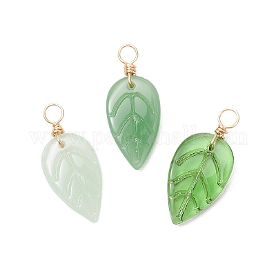 3шт подвески ручной работы лэмпворк PALLOY-JF04079-02-1