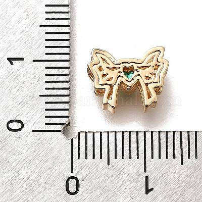 Латунные стеклянные бусины KK-M318-41G-02-1