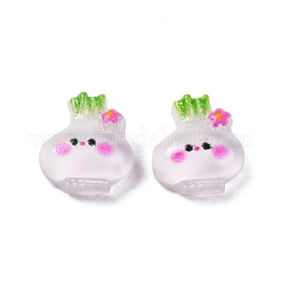 Непрозрачные десять видов растительных кабошонов из смолы CRES-R459-01A-1