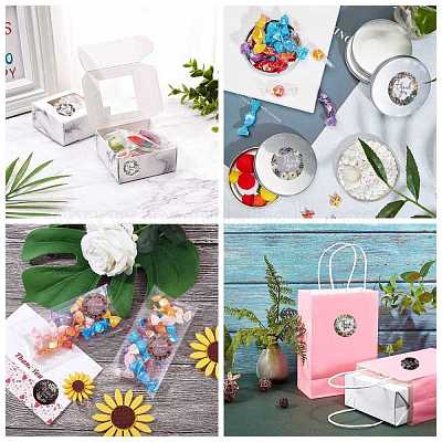 1 дюймовые наклейки с благодарностью DIY-G013-A13-1