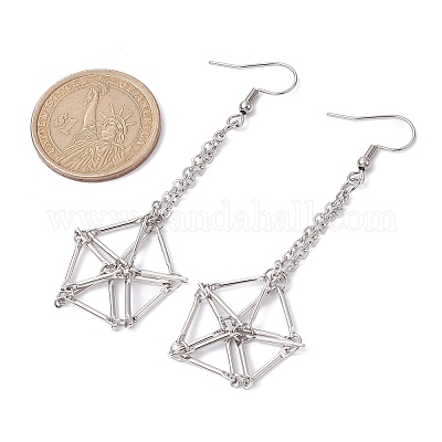 Латунные крючки с лотком EJEW-JE05540-02-1