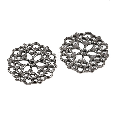 Тибетский стиль филигранные столяры соединения&nbsp;TIBE-A11623-B-LF-1