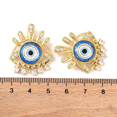 Стойки обшивки латунь микро проложить Циркон подвеску KK-H486-22G-01-1