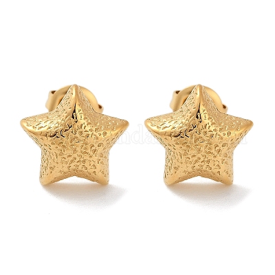 Серьги-гвоздики из нержавеющей стали 304 EJEW-G423-27G-1