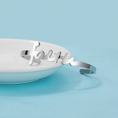 Браслеты-манжеты из нержавеющей стали 304 для женщин EX6369-1