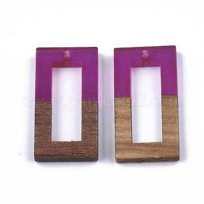 Подвески из смолы и ореха RESI-S358-10H-1