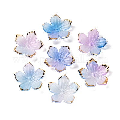 Transparentes bouchons acrylique de perles&nbsp;TACR-P011-03E-1