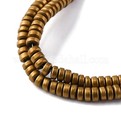 Гальванические немагнитных гематит бисер пряди G-P571-A01-01A-1