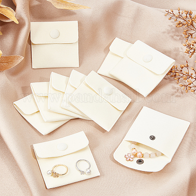 Квадратные бархатные сумки для украшений&nbsp;TP-BBC0001-01B-04-1