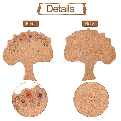 Картонных карт дисплей серьги CDIS-L003-A02-B-1