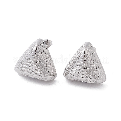 Латунь серьги EJEW-M244-11P-1