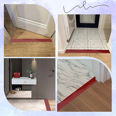 Самоклеящиеся плоские переходные планки для напольных дверей из ПВХ DIY-WH20031-052B-1