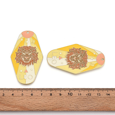 Подвески из сплава с покрытием стойки и эмали ENAM-T021-29F-1