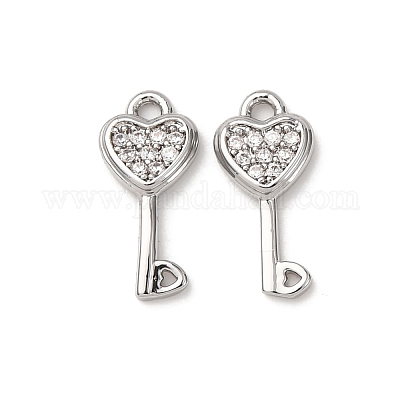 Латунные микро проложить кубического циркония подвески ZIRC-L105-05A-P-1