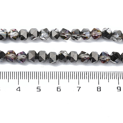 Гальванические стеклянные бусины EGLA-L018-B-AB01-1