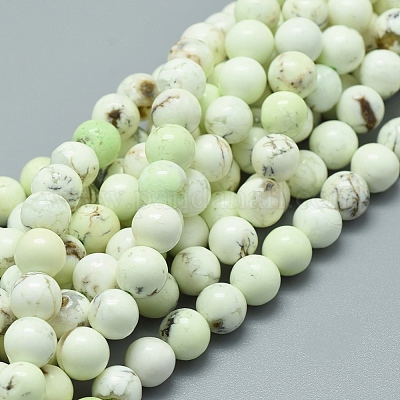 Бусы натуральная австралийская бирюза (яшма) G-D0010-06A-8mm-1