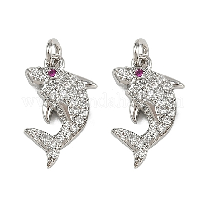 Латунные микро проложить кубического циркония подвески KK-L241-13P-1