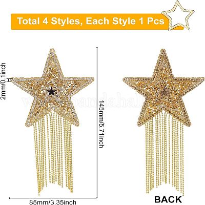 4 шт. 2 стиля эмалевых стразов DIY-FG0002-73-1