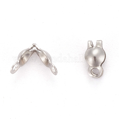 Наконечники бусин из нержавеющей стали STAS-R061-05-1