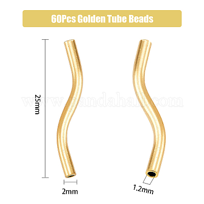 Бисера латунной трубки&nbsp;KK-DC0001-73-1