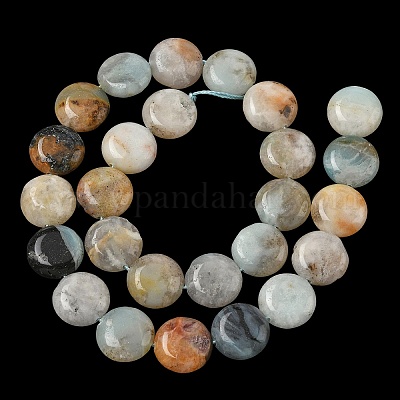 Натуральный цветок амазонитовые бусины пряди&nbsp;G-L648-B13-15mm-1