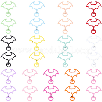 26 шт. двухцветные поворотные застежки из сплава с напылением FIND-SC0017-68-1