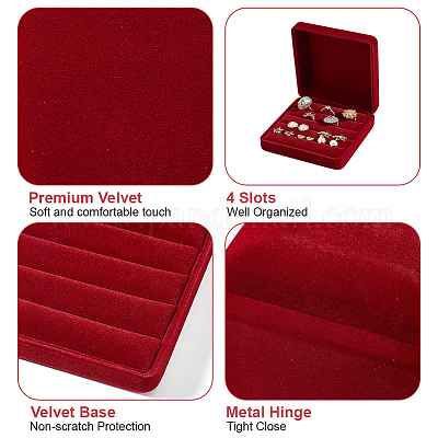 Бархатная шкатулка VBOX-WH0012-03A-1