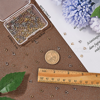 140шт. 2-х цветные наборы защитных приспособлений и протекторов из железной и латунной проволоки&nbsp;FIND-CN0001-59-1