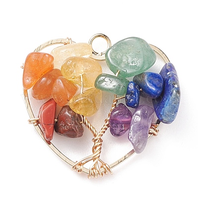 Chakra cadenas de latón piedras preciosas hechas chip de abalorios para  hacer collares o pulseras al por mayor para bisuterías 