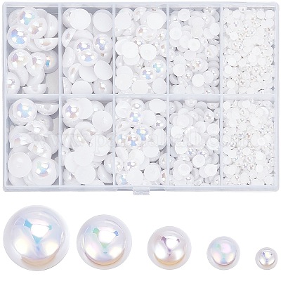 70 г 5 стиля АБС пластик имитация жемчуга кабошоны OACR-SC0001-45D-1