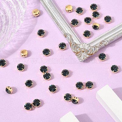 Preciosa® maxima crystal в пришивной чашке X-PRC-SS34-30340-G-1